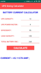 UPS Inverter Battery Backup Calculator Tool