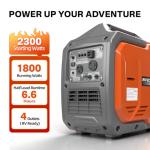 Novus 2300W Portable Inverter Generator - RV Ready