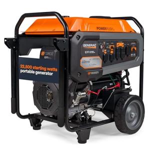 Generac Portable Gas Generator - 22,500 Watts, Electric Start