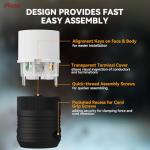 AIDA 20 Amp Locking Plug and Connector Adapter