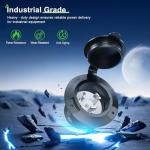 50A Flanged Shore Power Inlet Generator Plug