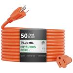 50 FT Waterproof Heavy Duty Outdoor Extension Cord