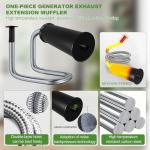 Quiet Generator Exhaust Silencer Kit - Noise Reduction