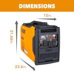 Pulsar 6000W Portable Dual Fuel Inverter Generator