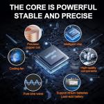 500W Pure Sine Wave Inverter (1000W Peak), 12V/24V Auto-Detect, 50Hz/60Hz Switchable, LCD Display, Type-C Fast Charging, Silent Design, Overload & Overheat Protection for RV, Home (RED-500W)