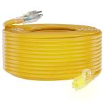 Heavy Duty 100 ft Outdoor Extension Cord – Yellow