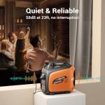 Efurden 2500W Portable Gas Inverter Generator