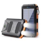 Solar Power Bank 36800mAh with Fast Charging