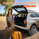 Portable Power Station with Solar Panel for Camping