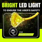 25ft Heavy Duty 3-Outlet Extension Cord, Yellow