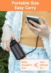 Solar Power Bank 36800mAh with Fast Charging