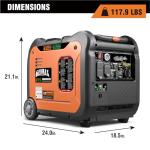 GENMAX 6000W Portable Inverter Generator with Remote Start