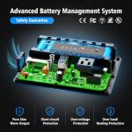 Powkey 100W Portable Power Station for Camping