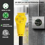 50 Amp 25 FT RV/EV Extension Cord with Grip