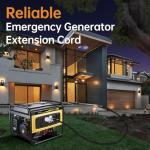 MaxWorks 25 Ft. Heavy Duty 4-Prong Generator Cord