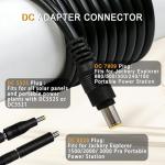 Solar Panel Adapter for Jackery & Bluetti Generators