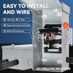 100A Double-Throw Generator Transfer Switch 24000W