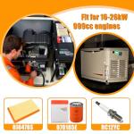 Generator Maintenance Kit: Air and Oil Filters