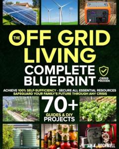 The Off-Grid Living Blueprint: Complete & Proven DIY Solutions to Achieve 100% Self-Sufficiency. Secure All Essential Resources, Fortify Your Home & Safeguard Your Family’s Future Through Any Crisis