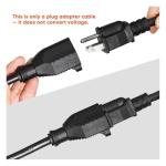 HITBOX 35cm 110V to 220V Adapter Cord