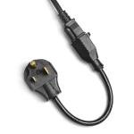 HITBOX 35cm 110V to 220V Adapter Cord