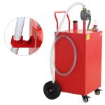 Red 45-Gallon Fuel Tank with Pump and Casters