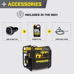 Champion 4,500-Watt Dual Fuel Portable Inverter Generator