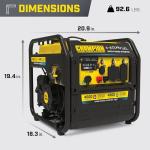 Champion 4,500-Watt Dual Fuel Portable Inverter Generator