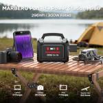 Marbero 296Wh Solar Generator with 60W Panel