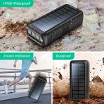 Portable 63200mAh Solar Power Bank with Hand Crank