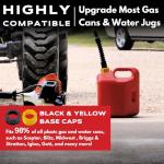 EZ-POUR Gas Can Spout Replacement Pack of 2