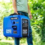POXURIO 2450-Watt Quiet Portable Inverter Generator