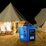 POXURIO 2450-Watt Quiet Portable Inverter Generator