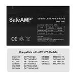 SafeAMP 9Ah 24VDC Battery for APC UPS