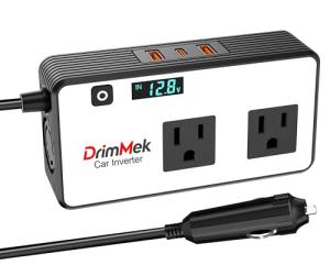 DrimMek 200W Car Power Inverter with USB Port