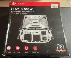 Cobra 500W Portable Power Inverter with USB Ports