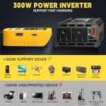 300W Power Inverter for Dewalt 20V Batteries