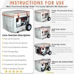 Heavy Duty Waterproof Generator Cover for All Seasons