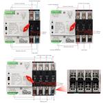 100A Dual Power Transfer Switch with Metal Box