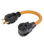 30Amp to 50Amp Generator Welder Adapter Cable