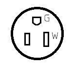 Parkworld 50 Amp to 110V RV Adapter Cord