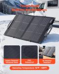 VEVOR Portable 100W Bifacial Solar Panel Charger