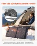 VEVOR Portable 100W Bifacial Solar Panel Charger