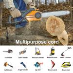 50 FT Heavy-Duty Waterproof Extension Cord 16 AWG