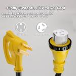 50FT 50 Amp Generator Extension Cord with Twist Lock