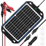 12W 12V Waterproof Solar Battery Charger & Maintainer