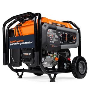 Generac 8,000-Watt Gas Portable Generator - Electric Start