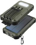 Uukto 45800mAh Solar Power Bank with Flashlight