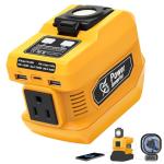 220W Inverter for Dewalt 20V Battery - Portable Generator