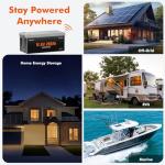 12V 280Ah LiFePO4 Bluetooth Lithium Battery